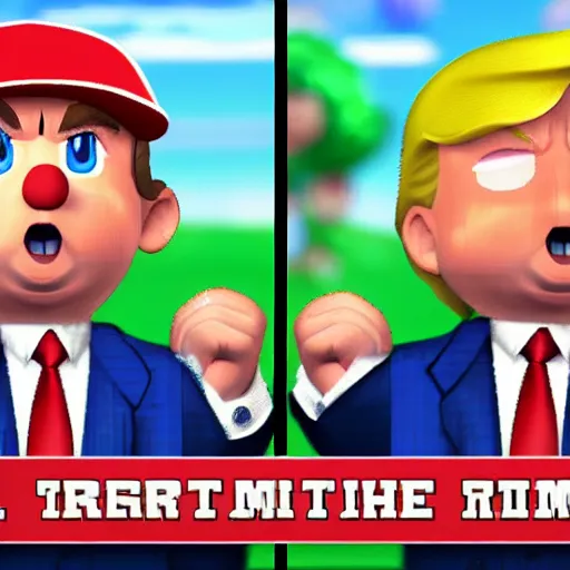 trump as nintendo character sprite screenshot | Stable Diffusion | OpenArt