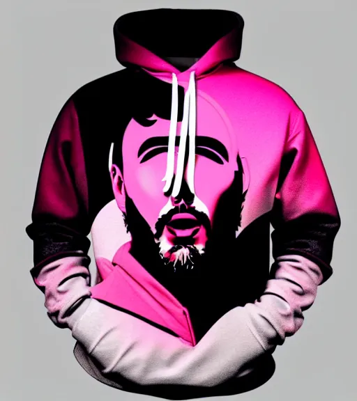 Image similar to face icon stylized minimalist justin trudeau pink hoody glock!!, loftis, cory behance hd by jesper ejsing, by rhads, makoto shinkai and lois van baarle, ilya kuvshinov, rossdraws global illumination