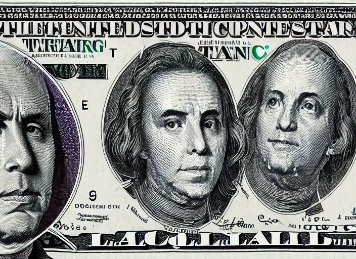 Image similar to reylo kissing dollar bill design