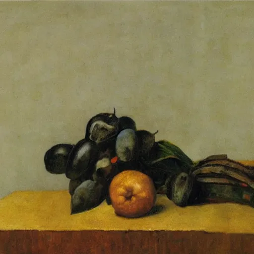 Prompt: vanitas still life by Wyeth