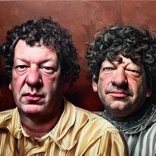Prompt: high quality high detail painting by lucian freud, hd, dean ween, mickey melchiondo portrait