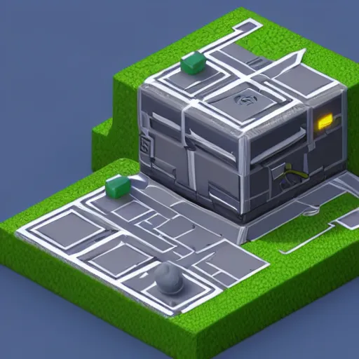 Prompt: pc monitor, mobile game, isometric art, centralised, mohamed chahin, blender cycles render, solid colours material, no background and shadows