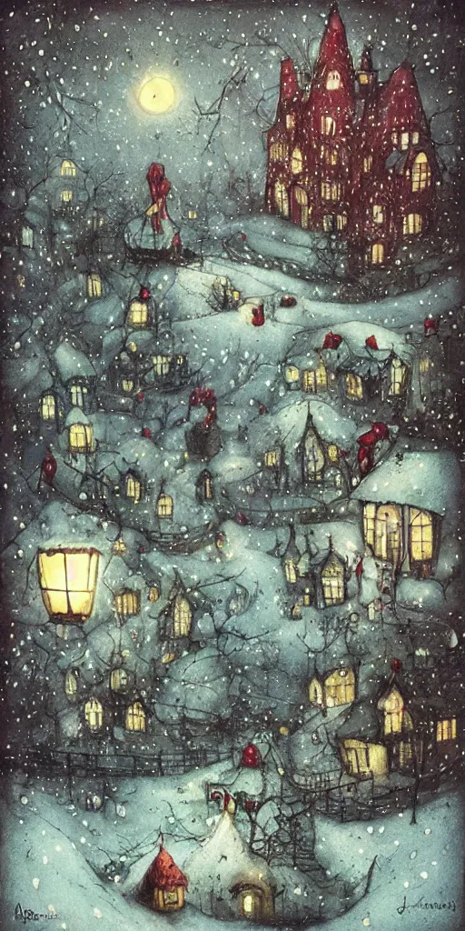 Image similar to christmas eve by alexander jansson