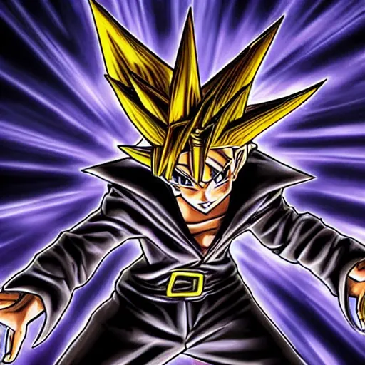Prompt: Yugi from Yu-gi-oh summoning exodia in hyper realistic, 8k, accurate detail, high detail, deviantart