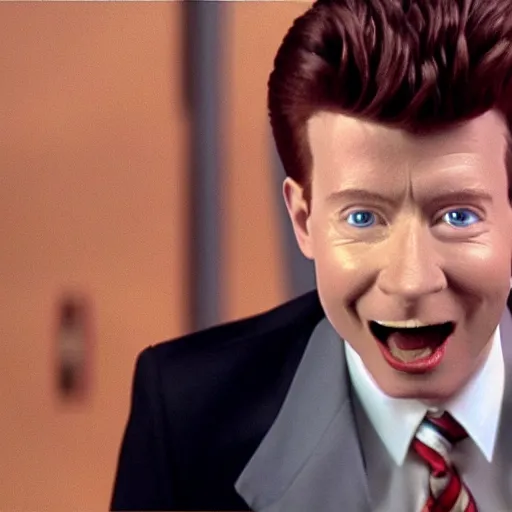 rick roll, never gonna let you down, music video, Stable Diffusion