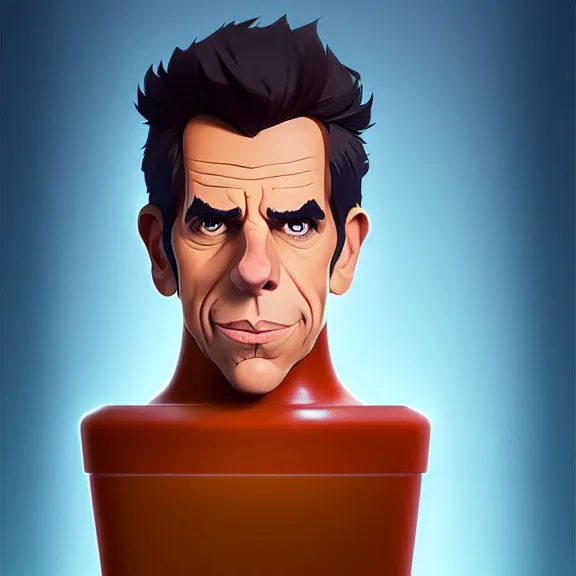 Image similar to face icon stylized minimalist bottle!! ben stiller whiskey!, loftis, cory behance hd by jesper ejsing, by rhads, makoto shinkai and lois van baarle, ilya kuvshinov, rossdraws global illumination