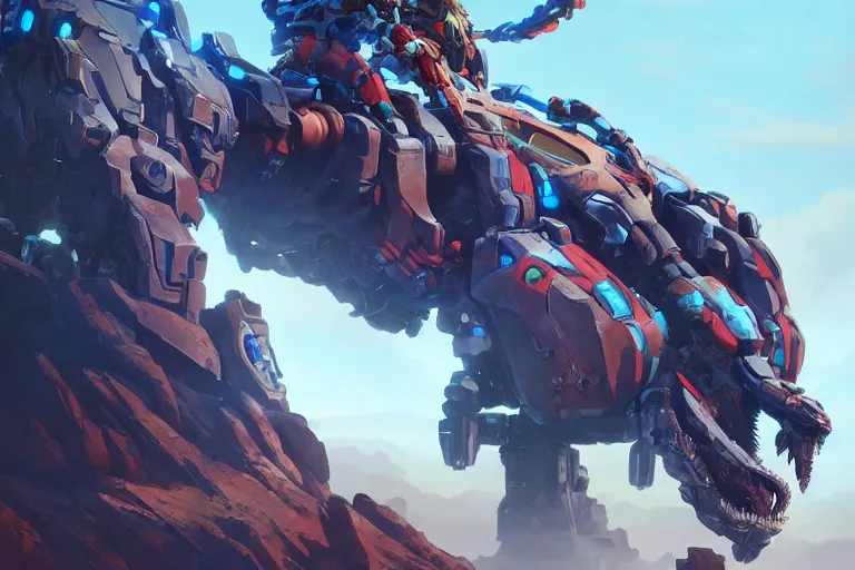 Image similar to clawstrider machine mecha animal beast robot of horizon forbidden west horizon zero dawn bioluminiscence, behance hd by jesper ejsing, by rhads, makoto shinkai and lois van baarle, ilya kuvshinov, rossdraws global illumination