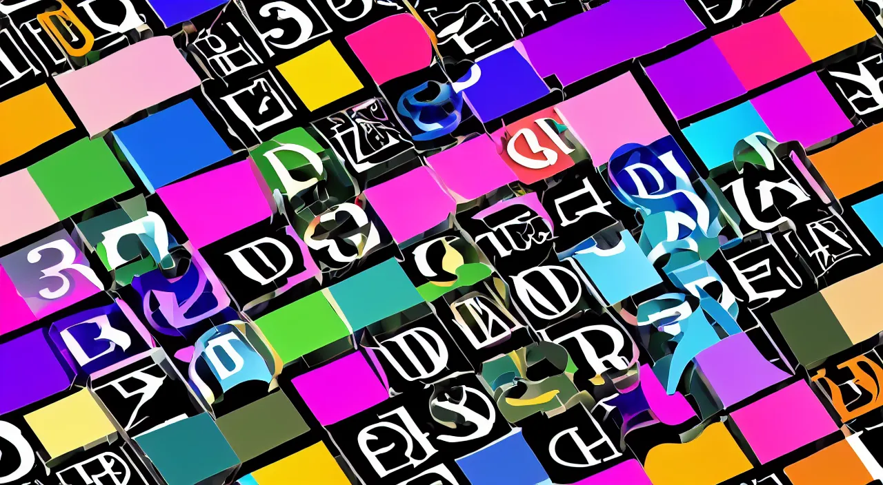 Prompt: 3D render artistic 35mm film frame graphic design logo bold vibrant sharp