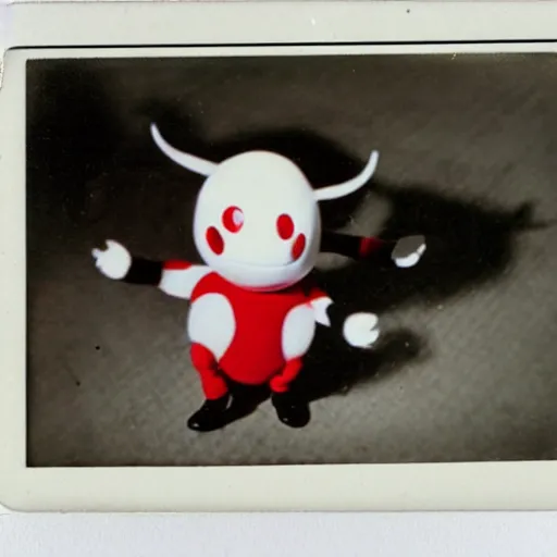 Prompt: 1 9 5 0 s polaroid picture of mr mime