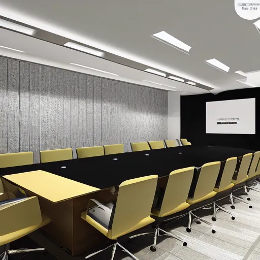 Image similar to corporate conference room interior concept design high quality ultra realistic 8 k