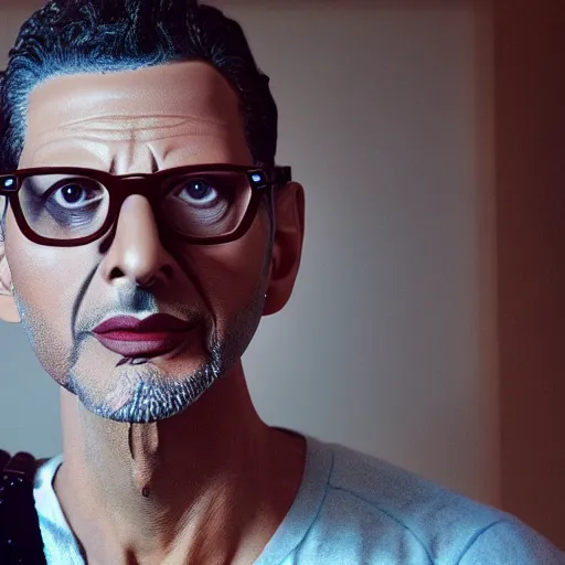 Image similar to hyperrealistic dslr film still of legumes disguised as jeff goldblum, stunning 8 k octane comprehensive 3 d render, inspired by istvan sandorfi & greg rutkowski & unreal engine, perfect symmetry, dim volumetric cinematic lighting, extremely hyper - detailed, incredibly real lifelike attributes & flesh texture, intricate, masterpiece, artstation, stunning