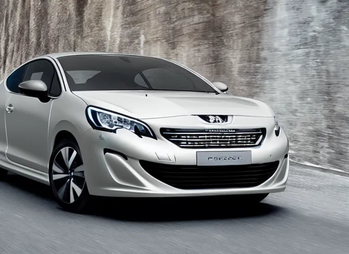 Image similar to a peugeot coupe from 2 0 1 8