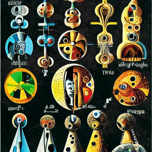 Image similar to the multiverse, in the style of salvador dali, retro book cover