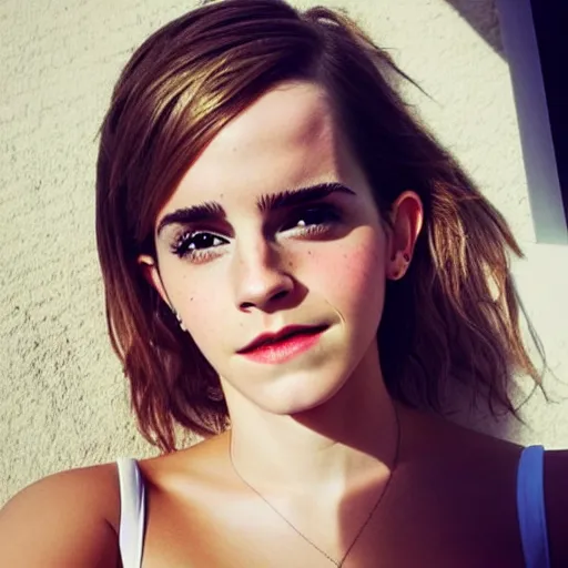 Image similar to emma watson instagram thirst trap photo shoot