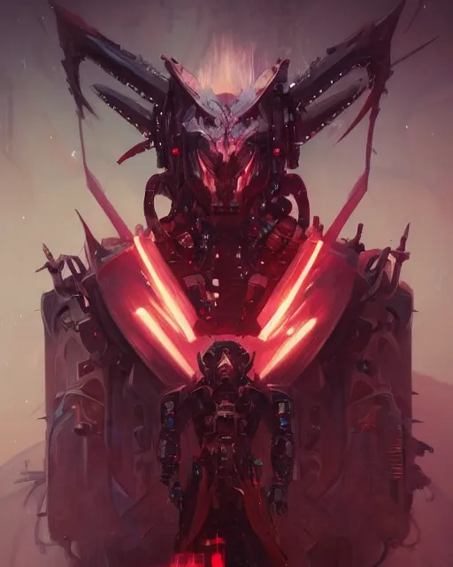 Prompt: portrait of a demonic cybernetic duke of hell, cyberpunk concept art by pete mohrbacher and artgerm and wlop and greg rutkowski and josan gonzales, digital art, highly detailed, intricate, sci-fi, sharp focus, Trending on Artstation HQ, deviantart, unreal engine 5, 4K UHD image