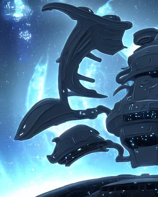 Image similar to Detailed epic render of scifi space battleship in hollow knight style