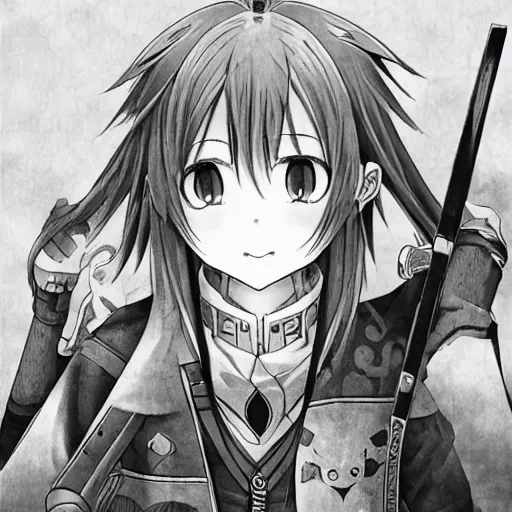 Image similar to mushoku tensei japanese manga art