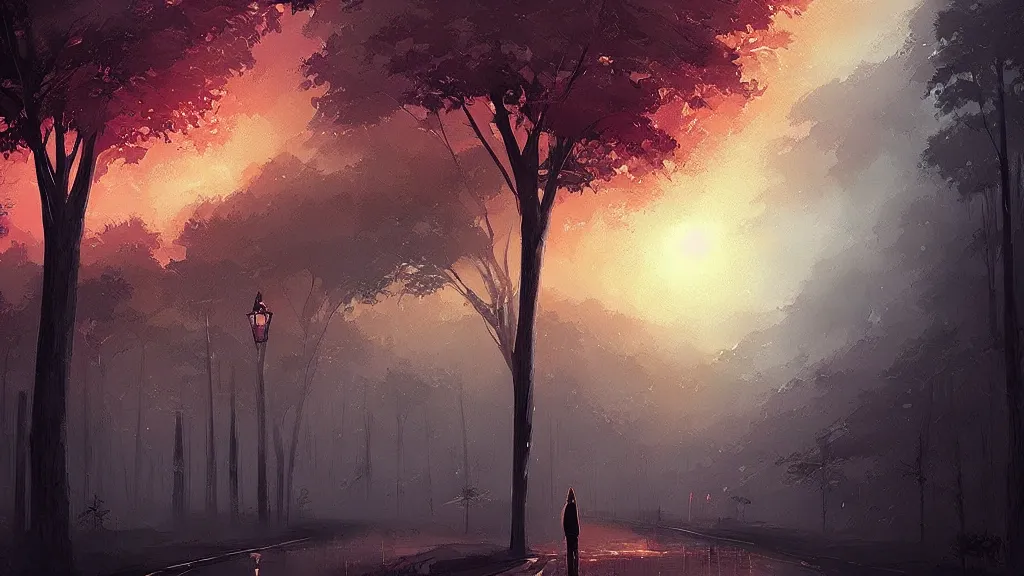 Prompt: fantasy art by alena aenami, muted colors