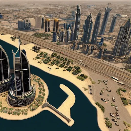 Image similar to gta : dubai, elegant