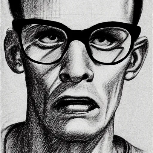 Image similar to A 1950s Style Comic-Like Drawing of iDubbbz, grainy, realistic, hyperrealistic, very realistic, very very realistic, highly detailed, very detailed, extremely detailed, detailed, digital art, trending on artstation, detailed face, very detailed face, very detailed face, realism, HD Quality, 8k resolution, intricate details, body and head in frame, drawing, inked drawing, comic drawing, neat drawing, 1950s, 50s, in the style of Frank Hampson, in the style of Frank Bellamy, in the style of Dave Gibbons, in the style of Don Lawrence, in the style of Wally Wood