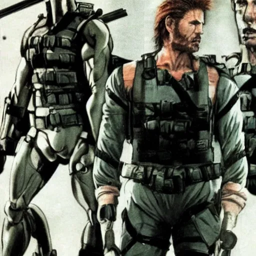 Prompt: metal gear the movie 1 9 8 7, movie still