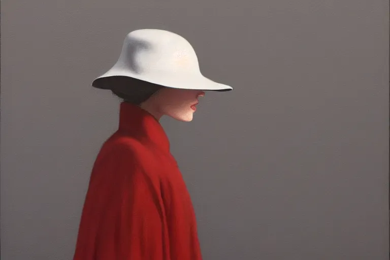 Image similar to young a woman with a raven - shaped hat artwork by tim eitel