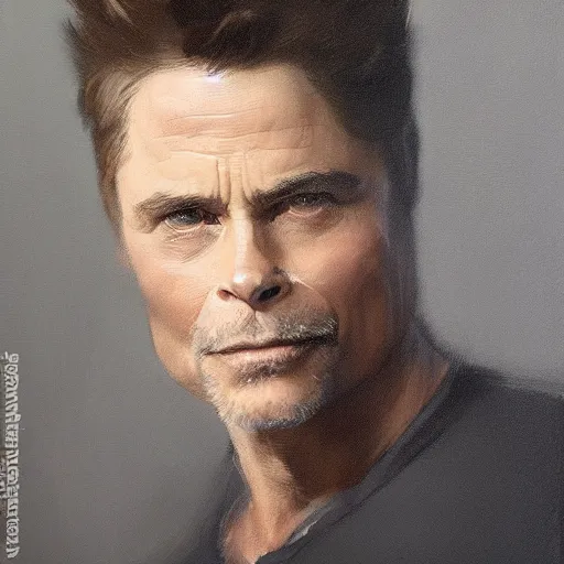 Image similar to rob lowe by ruan jia, portrait