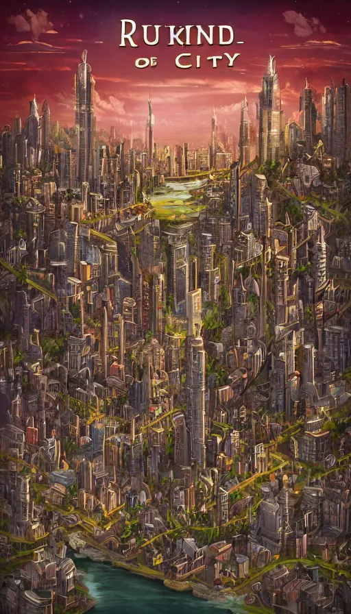 Image similar to Runied king's city by Arcane, hd