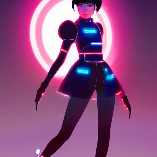 Prompt: a beautiful! bjork model, wearing futuristic cyber leather with articulate! glowing colored led lights, jrpg aztec street fashion, gapmoe yandere grimdark, trending on pixiv fanbox, painted by greg rutkowski makoto shinkai takashi takeuchi studio ghibli, akihiko yoshida