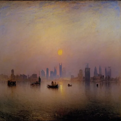 Prompt: Shanghai, morning, China, Turner