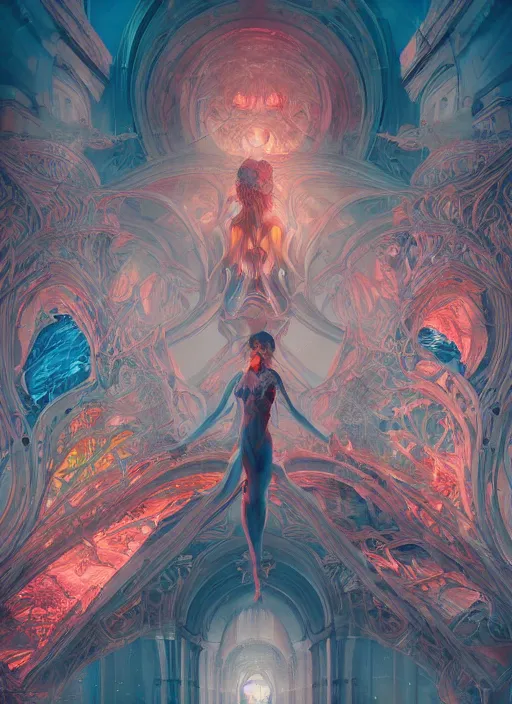 Image similar to dreamscape, architecture, ross tran, vivid colors, anatomical, highly detailed sculpture, intricate detailed, ommatidia, 8 k, cinematic atmosphere, post - processing