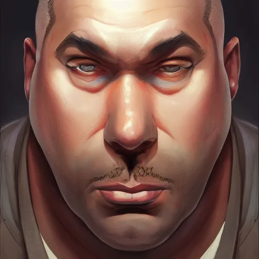 Image similar to a masterpiece portrait of heavy from tf 2. very detailed eyes. intricate, elegant, highly detailed. trending on artstation, digital art, by stanley artgerm lau, wlop, rossdraws, james jean, andrei riabovitchev, marc simonetti, yoshitaka amano