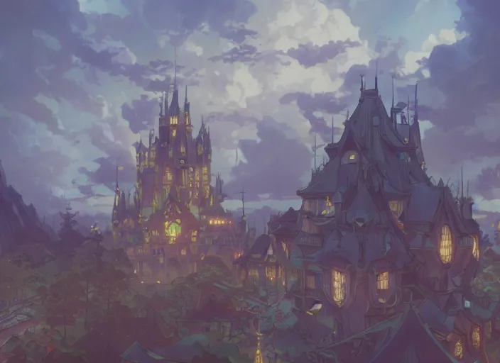 Prompt: pagan building, anime, studio ghibli, concept art, mucha, unreal engine, peter mohrbacher, makoto shinkai, 8 k, art nouveau, castle, japanese mythology, elegant