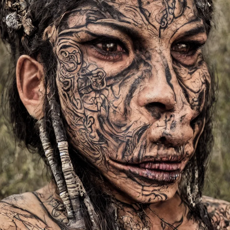 Shaman tattoo by Yeray Perez | Photo 30288