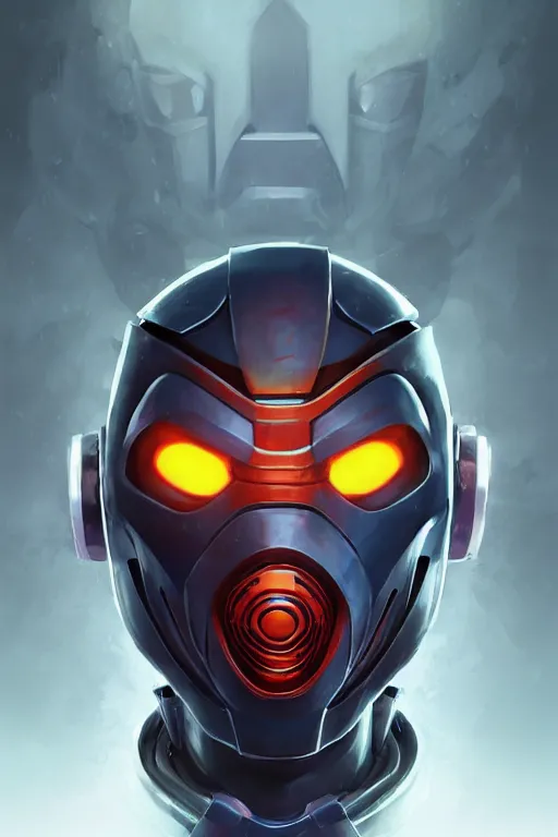 Image similar to epic mask helmet robot ninja portrait stylized as fornite style game design fanart by concept artist gervasio canda, behance hd by jesper ejsing, by rhads, makoto shinkai and lois van baarle, ilya kuvshinov, rossdraws global illumination radiating a glowing aura global illumination ray tracing hdr render in unreal engine 5