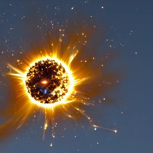 Prompt: exploding sun