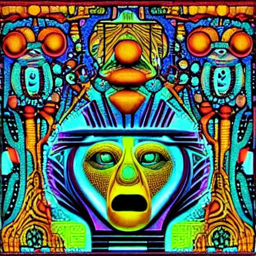 Image similar to thoth trapped inside dmt molecule