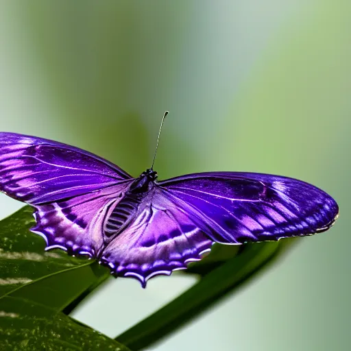 Prompt: high res purple butterfly 4k