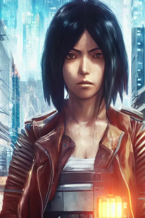 Shipping them globallyhighly detailed portrait of mikasa ackerman