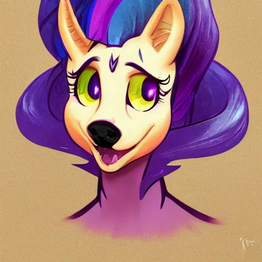 Image similar to portrait of a menacing beautiful Twilight Sparkle TwilightSparkle, short muzzle, top half of body, My Little Pony, by Stanley Artgerm Lau , greg rutkowski, thomas kindkade, alphonse mucha, loish, norman rockwell, J. C. Leyendecker. bright purple mane, purple fur, angry complexion, beautiful detailed eyes, black rose frame. D&D, fantasy. Trending on artstation rule of thirds extremely detailed old illustration hd 4k