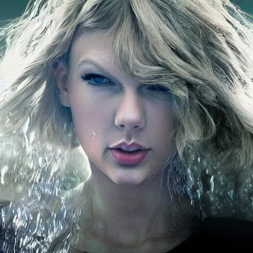 Prompt: taylor swift emerging from a vat of crude oil, scifi art, dystopian, dune 2 0 2 1, baron harkonnen