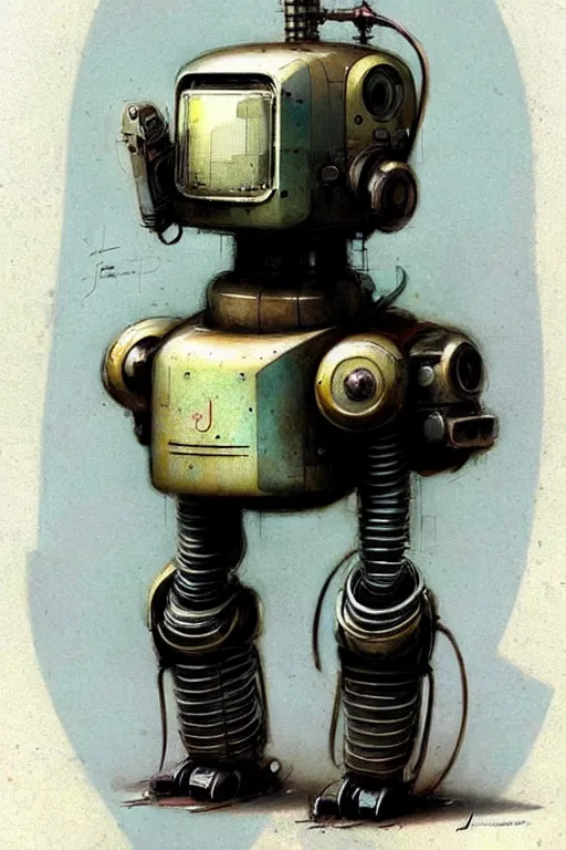 Image similar to ( ( ( ( ( 1 9 5 0 s retro future robot android industrial. muted colors. ) ) ) ) ) by jean - baptiste monge!!!!!!!!!!!!!!!!!!!!!!!!!!!!!!