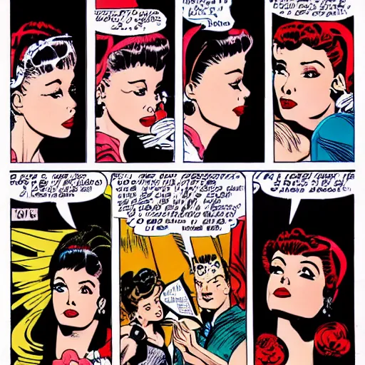 Prompt: i love lucy as a marvel comic book, n - 9