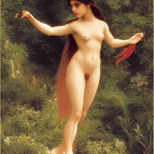 Image similar to sonic the hedge as young egyptian girl, full body, white loincloth, symetrical, grey background, intricate, sharp focus, illustration, orientalism, bouguereau, rutkowski, jurgens, ernst haeckel