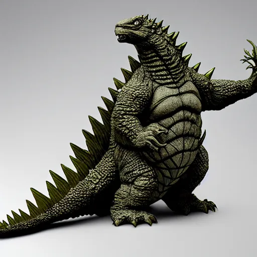 Image similar to godzilla as a designer toys