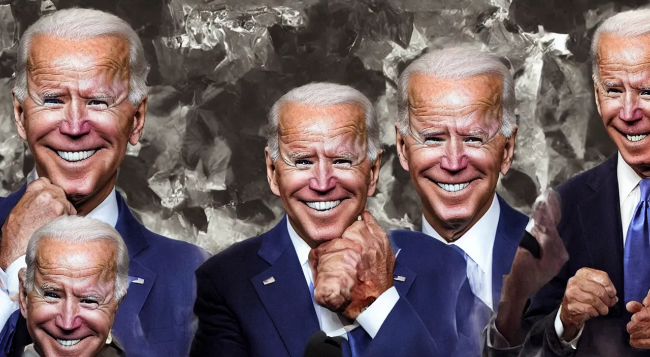 Prompt: joe biden trapped in a meme of a meme of joe biden in a meme trapped in a meme of joe biden in a meme with a meme of joe biden stuck inside a meme of joe biden