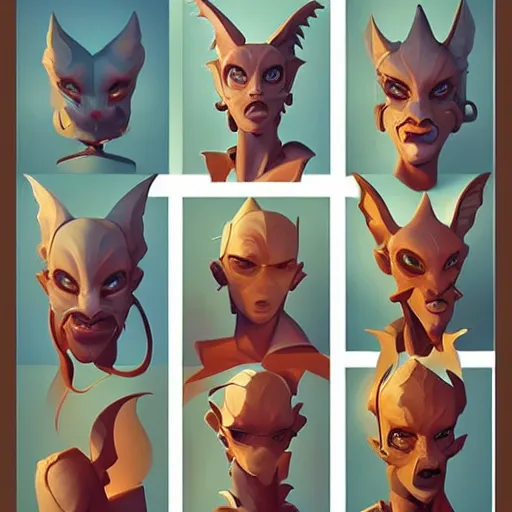 Image similar to face icon stylized minimalist gargoyles, loftis, cory behance hd by jesper ejsing, by rhads, makoto shinkai and lois van baarle, ilya kuvshinov, rossdraws global illumination