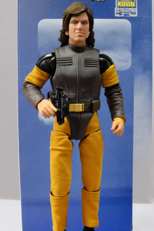 Image similar to 8 k high definition, 1 9 8 0 kenner style action figure, full body, highly detailed, science fiction, photorealistic