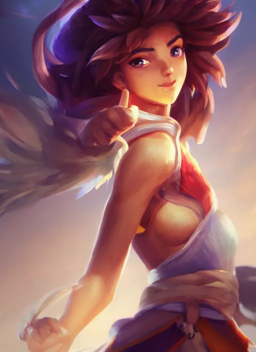 Image similar to taliyah, from league of legends, au naturel, meztelen, fighting, termeszetes, hyper detailed, digital art, trending in artstation, cinematic lighting, studio quality, smooth render, unreal engine 5 rendered, octane rendered, art style by klimt and nixeu and ian sprigger and wlop and krenz cushart