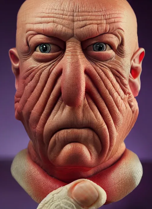 Image similar to photorealistic 3 0 0 0 ( dr. john a. zoidberg ), portrait photography feroflex photorealistic studio lighting ektachrome detailed intricate face details, ultradetails, beautiful face, realistic shaded perfect face, extremely fine details